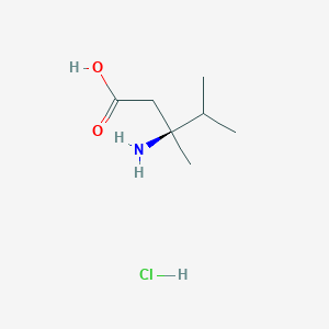 (S)-3-Amino-3,4-dimethylpentanoic acid hydrochloride