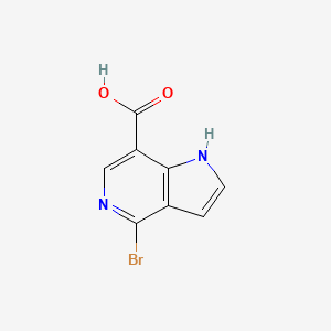 4-bromo-1H-pyrrolo[3,2-c]pyridine-7-carboxylic acid