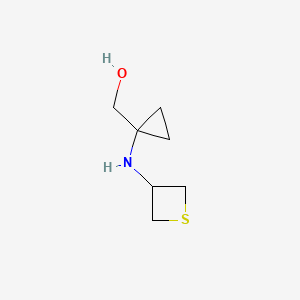 (1-(Thietan-3-ylamino)cyclopropyl)methanol