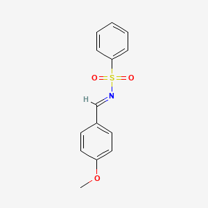 N-(4-Methoxy-benzylidene)-benzenesulfonamide