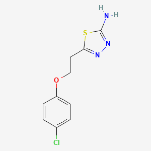 5-[2-(4-Chloro-phenoxy)-ethyl]-[1,3,4]thiadiazol-2-ylamine