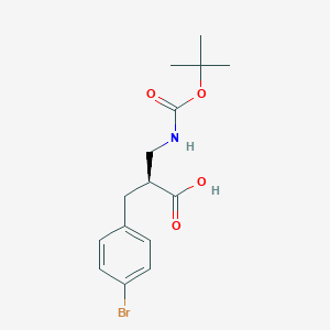 (S)-2-(4-Bromobenzyl)-3-((tert-butoxycarbonyl)amino)propanoic acid