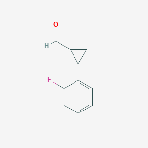 2-(2-Fluorophenyl)cyclopropanecarbaldehyde