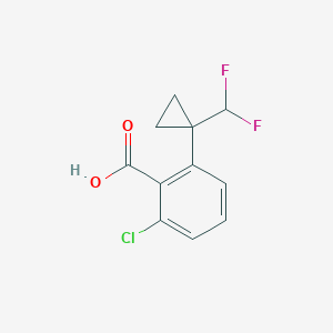 2-Chloro-6-(1-(difluoromethyl)cyclopropyl)benzoic acid