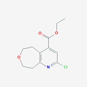 Ethyl 2-chloro-5,6,8,9-tetrahydrooxepino[4,5-b]pyridine-4-carboxylate