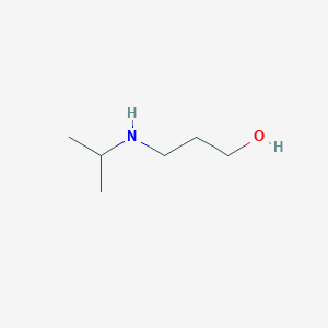 molecular formula C6H15NO B1299340 3-(Isopropylamino)propan-1-ol CAS No. 33918-15-9