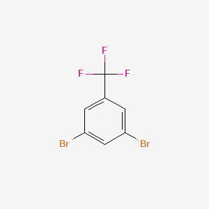 molecular formula C7H3Br2F3 B1299342 1,3-Dibromo-5-(trifluoromethyl)benzene CAS No. 401-84-3
