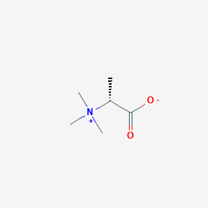 molecular formula C6H13NO2 B12993429 (R)-2-(Trimethylammonio)propanoate 