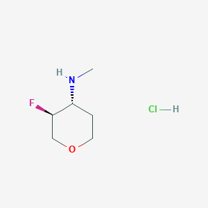 (3S,4R)-3-Fluoro-N-methyltetrahydro-2H-pyran-4-amine hydrochloride