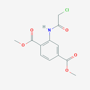 molecular formula C12H12ClNO5 B1299347 2-[(氯代乙酰)氨基]对苯二甲酸二甲酯 CAS No. 325763-68-6