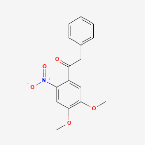 1-(4,5-Dimethoxy-2-nitrophenyl)-2-phenylethanone