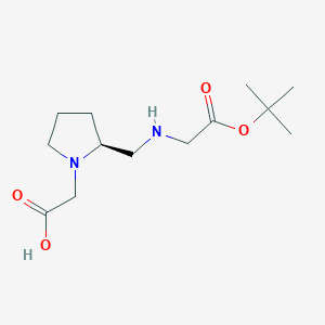 (S)-2-(2-(((2-(tert-Butoxy)-2-oxoethyl)amino)methyl)pyrrolidin-1-yl)aceticacid