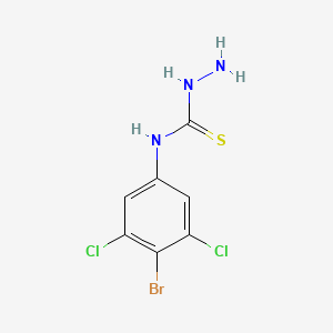 N-(4-Bromo-3,5-dichlorophenyl)hydrazinecarbothioamide