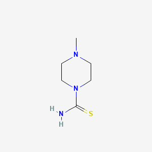 molecular formula C6H13N3S B1299359 4-Methylpiperazine-1-carbothioamide CAS No. 33860-28-5