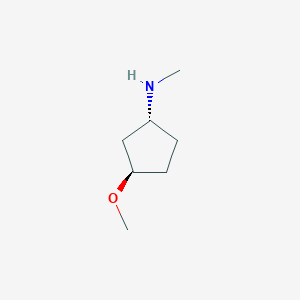 Rel-(1R,3R)-3-methoxy-N-methylcyclopentan-1-amine