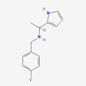 N-(4-Fluorobenzyl)-1-(1H-pyrrol-2-yl)ethanamine