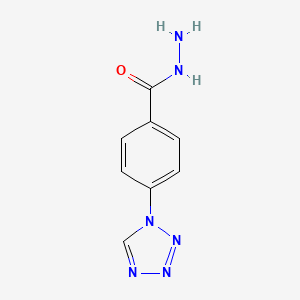 molecular formula C8H8N6O B1299363 4-(1H-tetrazol-1-yl)benzohydrazide CAS No. 750599-23-6