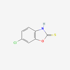 molecular formula C7H4ClNOS B1299366 6-氯苯并噁唑-2(3H)-硫酮 CAS No. 22876-20-6