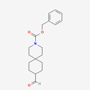 Benzyl 9-formyl-3-azaspiro[5.5]undecane-3-carboxylate