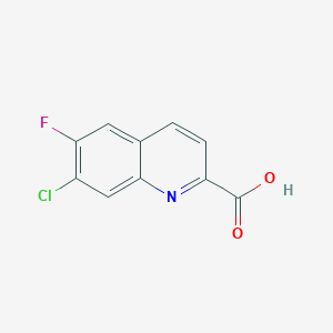 7-Chloro-6-fluoroquinoline-2-carboxylic acid