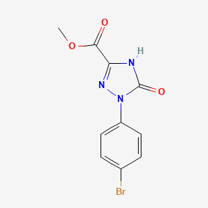 Methyl 1-(4-bromophenyl)-2,5-dihydro-5-oxo-1H-1,2,4-triazole-3-carboxylate