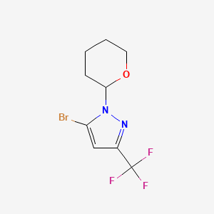 5-Bromo-1-(oxan-2-YL)-3-(trifluoromethyl)-1H-pyrazole