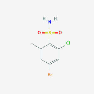 4-Bromo-2-chloro-6-methylbenzenesulfonamide