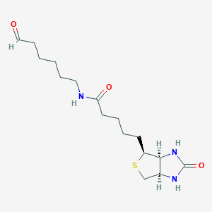 5-((3AS,4S,6aR)-2-oxohexahydro-1H-thieno[3,4-d]imidazol-4-yl)-N-(6-oxohexyl)pentanamide