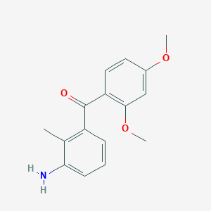 (3-Amino-2-methylphenyl)(2,4-dimethoxyphenyl)methanone