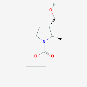 tert-Butyl (2S,3S)-3-(hydroxymethyl)-2-methylpyrrolidine-1-carboxylate