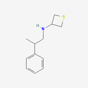 N-(2-Phenylpropyl)thietan-3-amine