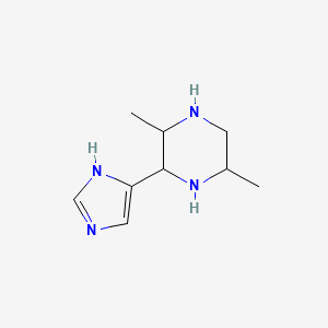 3-(1H-Imidazol-5-yl)-2,5-dimethylpiperazine