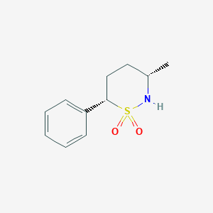 (3S,6S)-3-Methyl-6-phenyl-1,2-thiazinane 1,1-dioxide