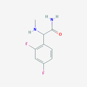 2-(2,4-Difluorophenyl)-2-(methylamino)acetamide