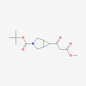 tert-Butyl 6-(3-methoxy-3-oxopropanoyl)-3-azabicyclo[3.1.0]hexane-3-carboxylate