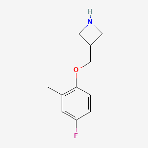 3-((4-Fluoro-2-methylphenoxy)methyl)azetidine