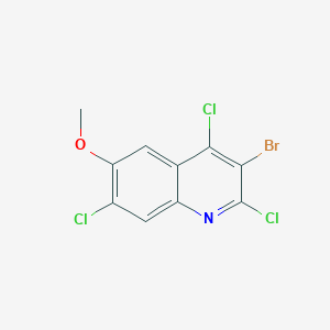 3-Bromo-2,4,7-trichloro-6-methoxyquinoline