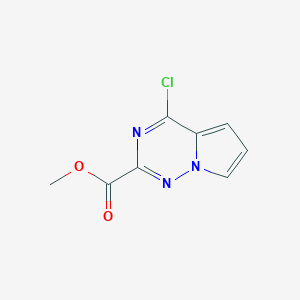 Methyl 4-chloropyrrolo[2,1-f][1,2,4]triazine-2-carboxylate