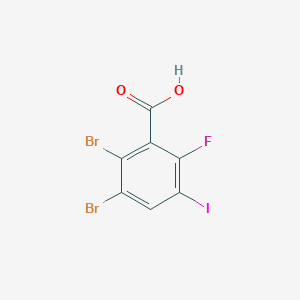 2,3-Dibromo-6-fluoro-5-iodobenzoic acid