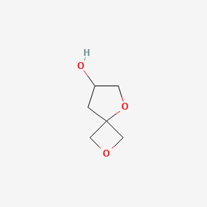 molecular formula C6H10O3 B12994147 2,5-Dioxaspiro[3.4]octan-7-ol 