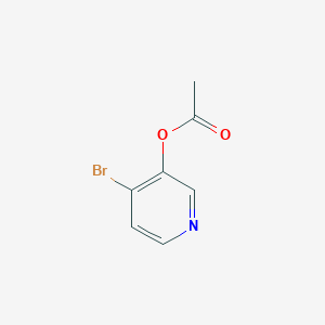 molecular formula C7H6BrNO2 B12994156 4-Bromopyridin-3-yl acetate 