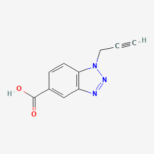 1-(Prop-2-yn-1-yl)-1H-benzo[d][1,2,3]triazole-5-carboxylic acid