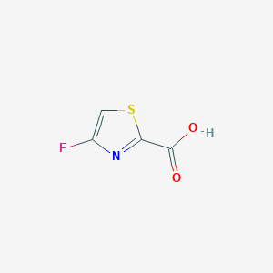 molecular formula C4H2FNO2S B12994172 4-Fluorothiazole-2-carboxylic acid CAS No. 1211524-39-8