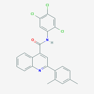 2-(2,4-dimethylphenyl)-N-(2,4,5-trichlorophenyl)quinoline-4-carboxamide