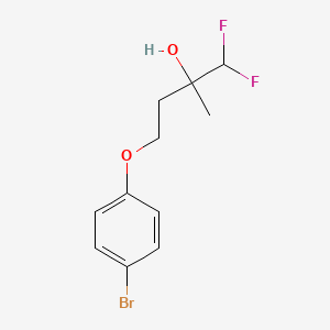 4-(4-Bromophenoxy)-1,1-difluoro-2-methylbutan-2-ol