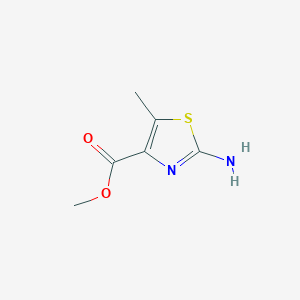 molecular formula C6H8N2O2S B1299437 甲基2-氨基-5-甲基噻唑-4-羧酸酯 CAS No. 63257-03-4