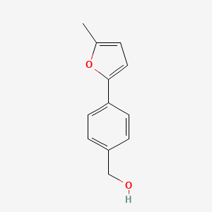 molecular formula C12H12O2 B12994387 (4-(5-Methylfuran-2-yl)phenyl)methanol 