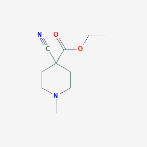 Ethyl 4-cyano-1-methylpiperidine-4-carboxylate