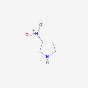 molecular formula C4H8N2O2 B12994412 3-Nitropyrrolidine 