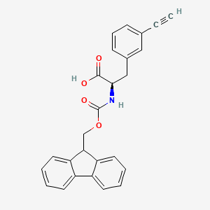 (R)-2-((((9H-Fluoren-9-yl)methoxy)carbonyl)amino)-3-(3-ethynylphenyl)propanoic acid